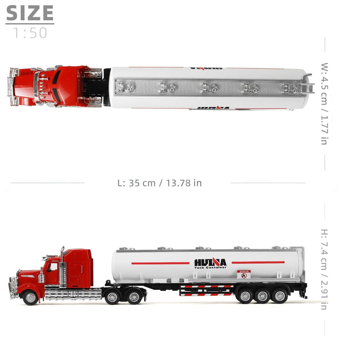 Risopen Tanker Kenworth W900 side profile showing detailed paint