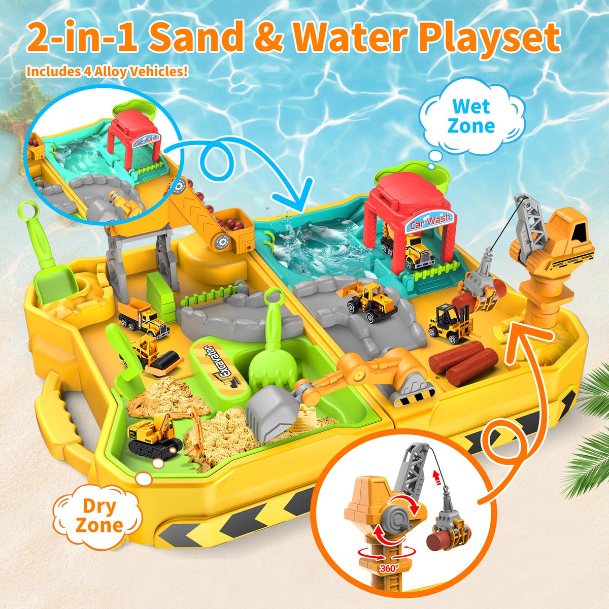 RISUNTOY dry-wet separation zone speeds cleanup during play