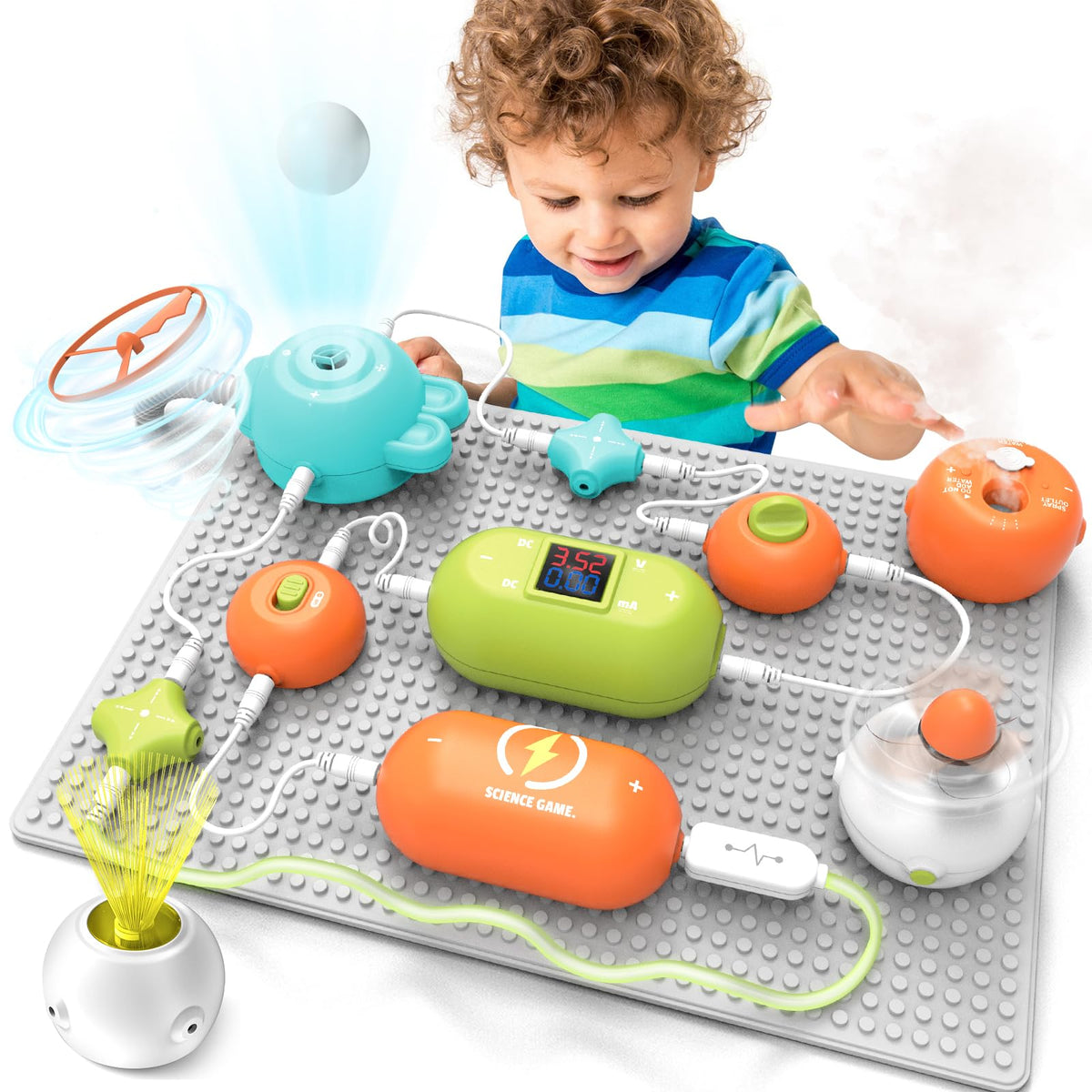 RISUNTOY 31-piece circuit blocks for hands-on STEM learning