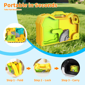 RISUNTOY rotating crane adds dynamic construction play