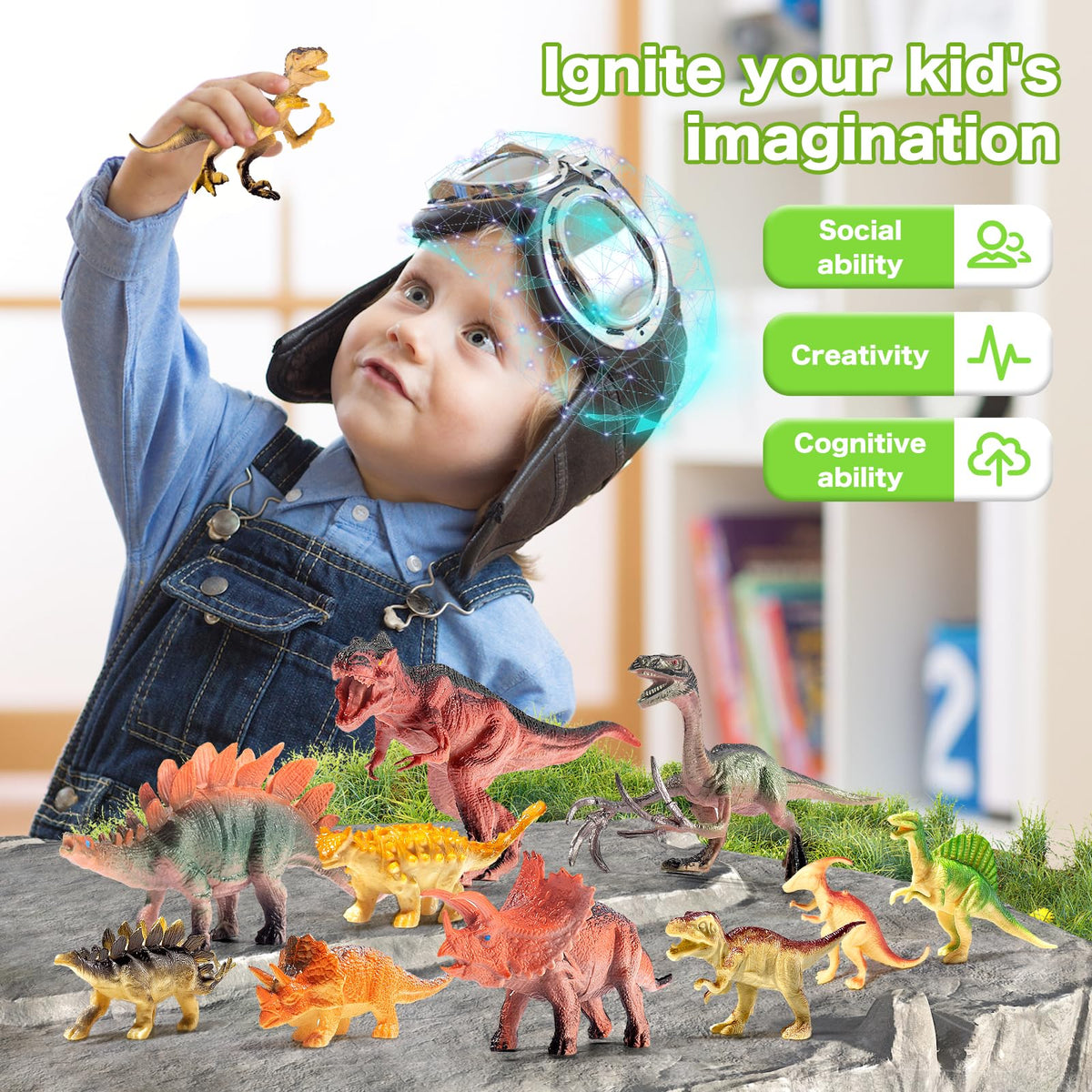 RISUNTOY durable storage case keeps figures organized and portable