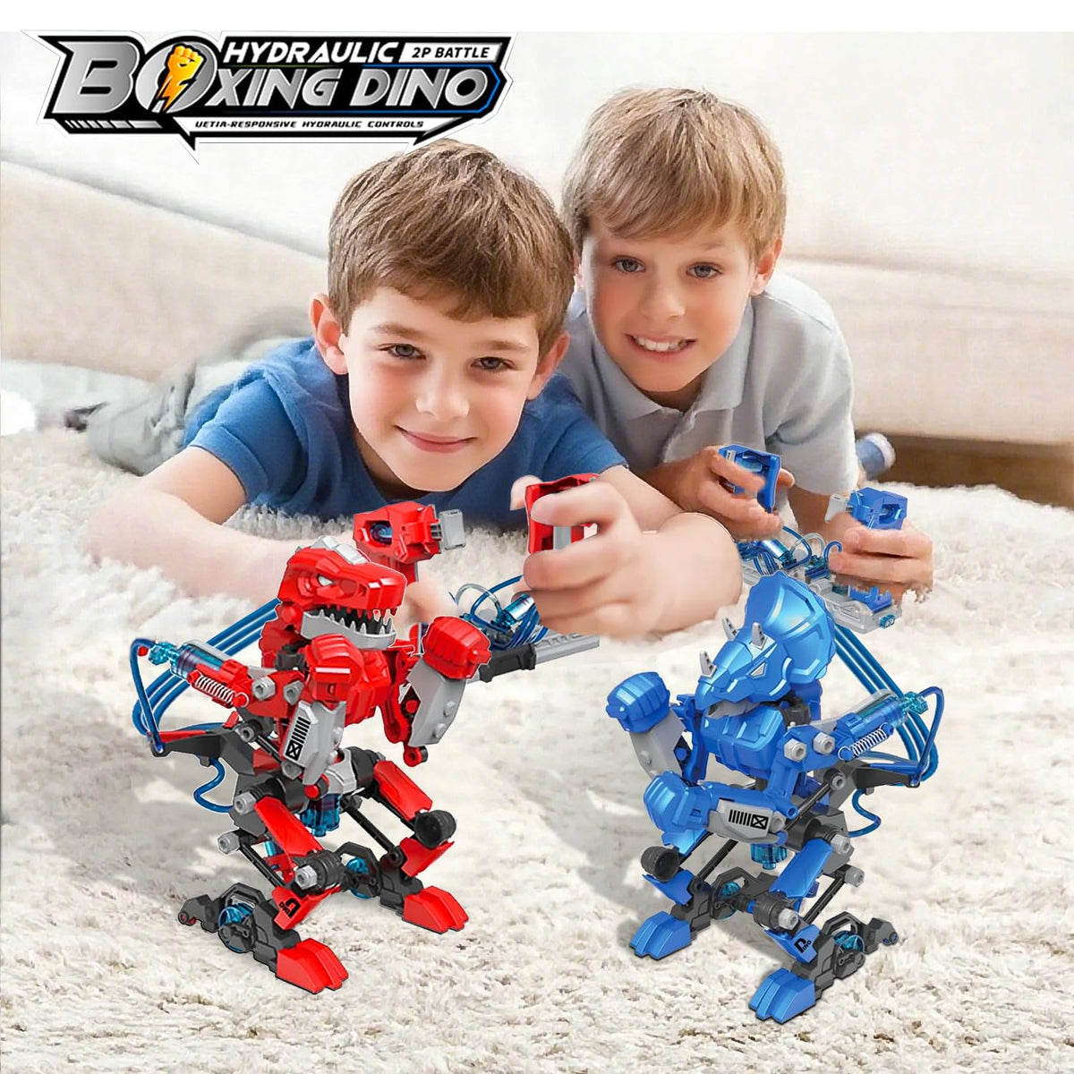 Two RiteHold bots with dual controls enable engaging, cooperative play