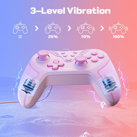 RivalPlay pink controller plug-and-play-compatibility with Windows.