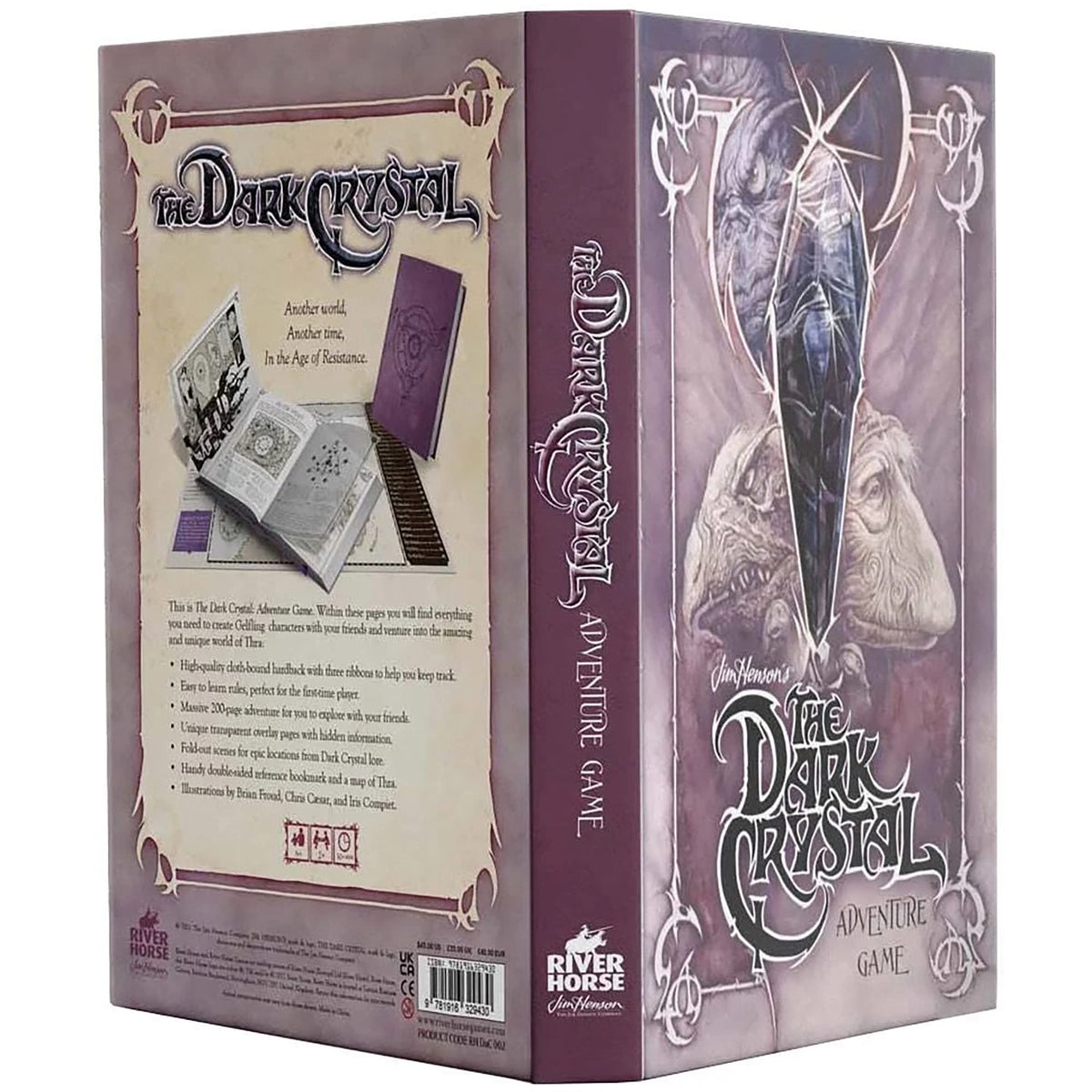 River Horse The Dark Crystal Adventure Game map spread aids exploration during sessions