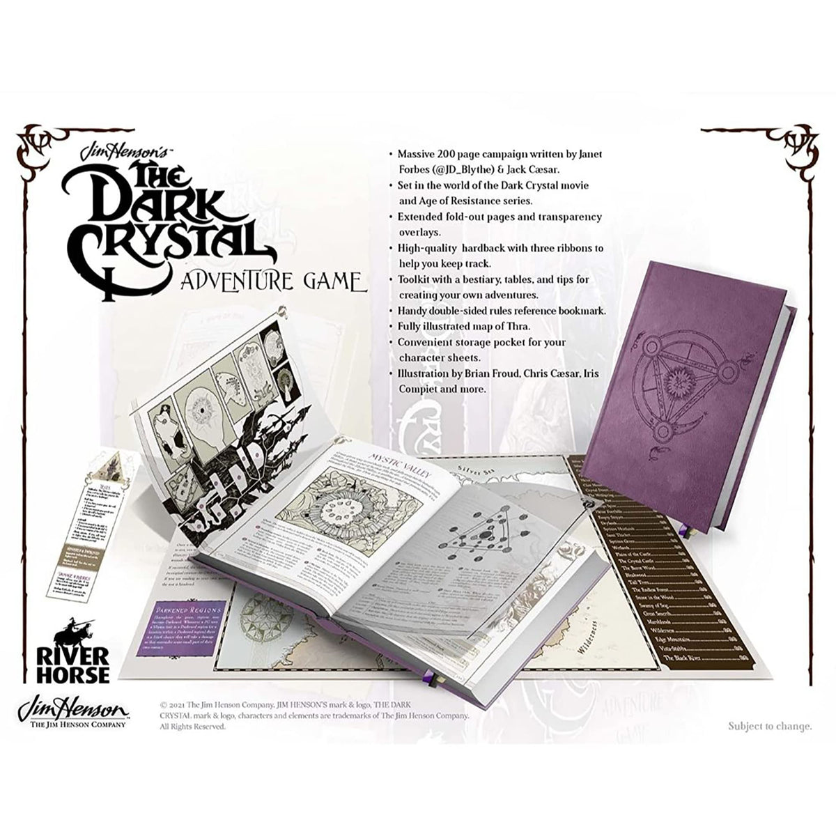River Horse The Dark Crystal Adventure Game spine for bold shelf appeal