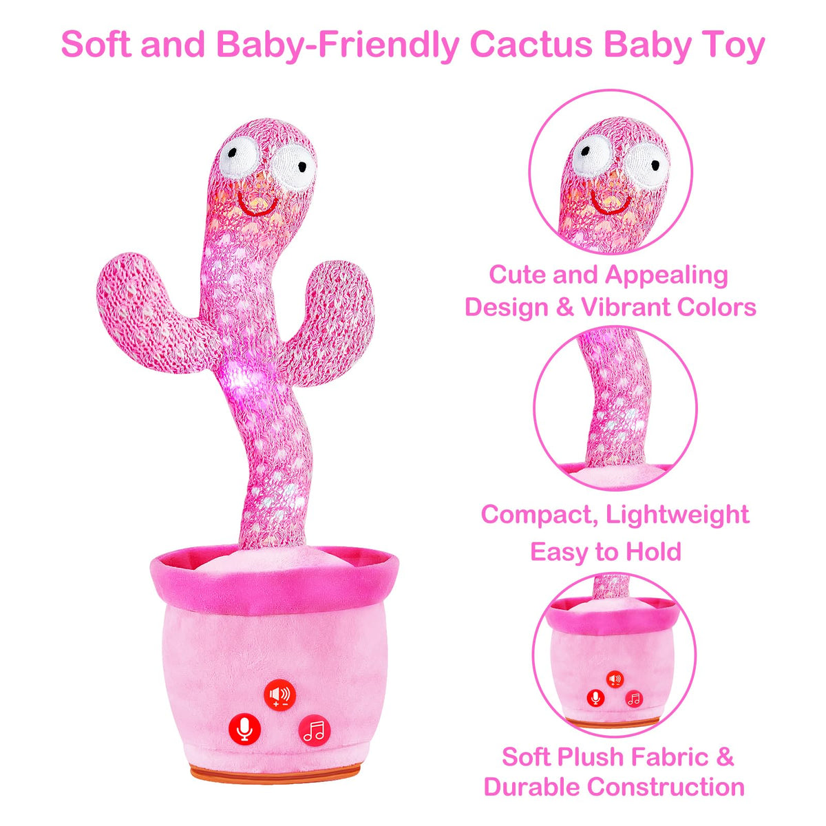 River Mill Easter gift cactus toy provides interactive learning fun.