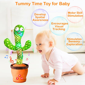 River Mill educational cactus toy designed for 18+ months to support motor exploration