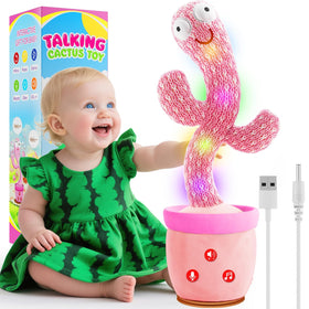 River Mill rechargeable dancing cactus toy in action for interactive play.