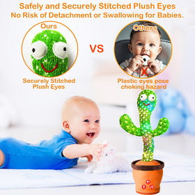River Mill talking cactus toy side movement capturing lively, interactive play