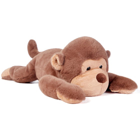 Riverwar large weighted monkey toy front view for comforting hugs