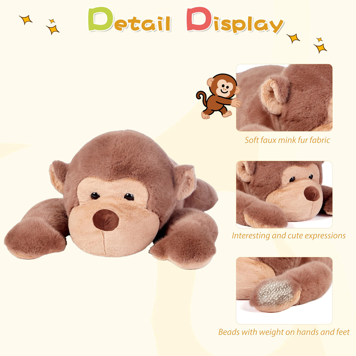Riverwar monkey bead fill close up shows durable weighted interior