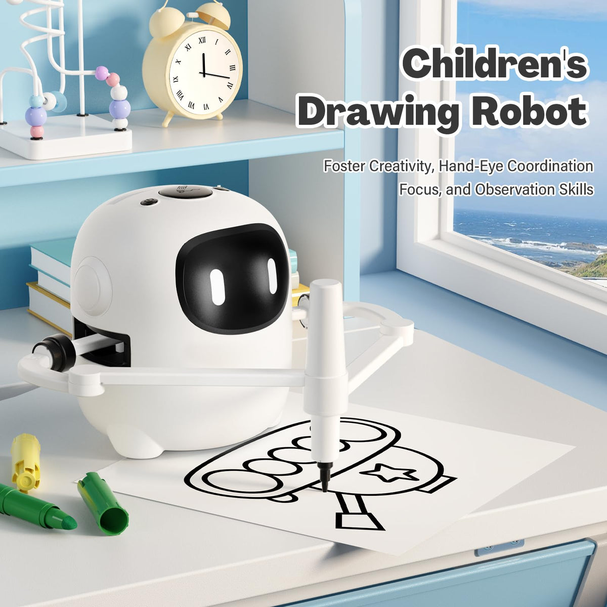 RIVGOT drawing robot 150 cards offering diverse themes to fuel creativity and storytelling