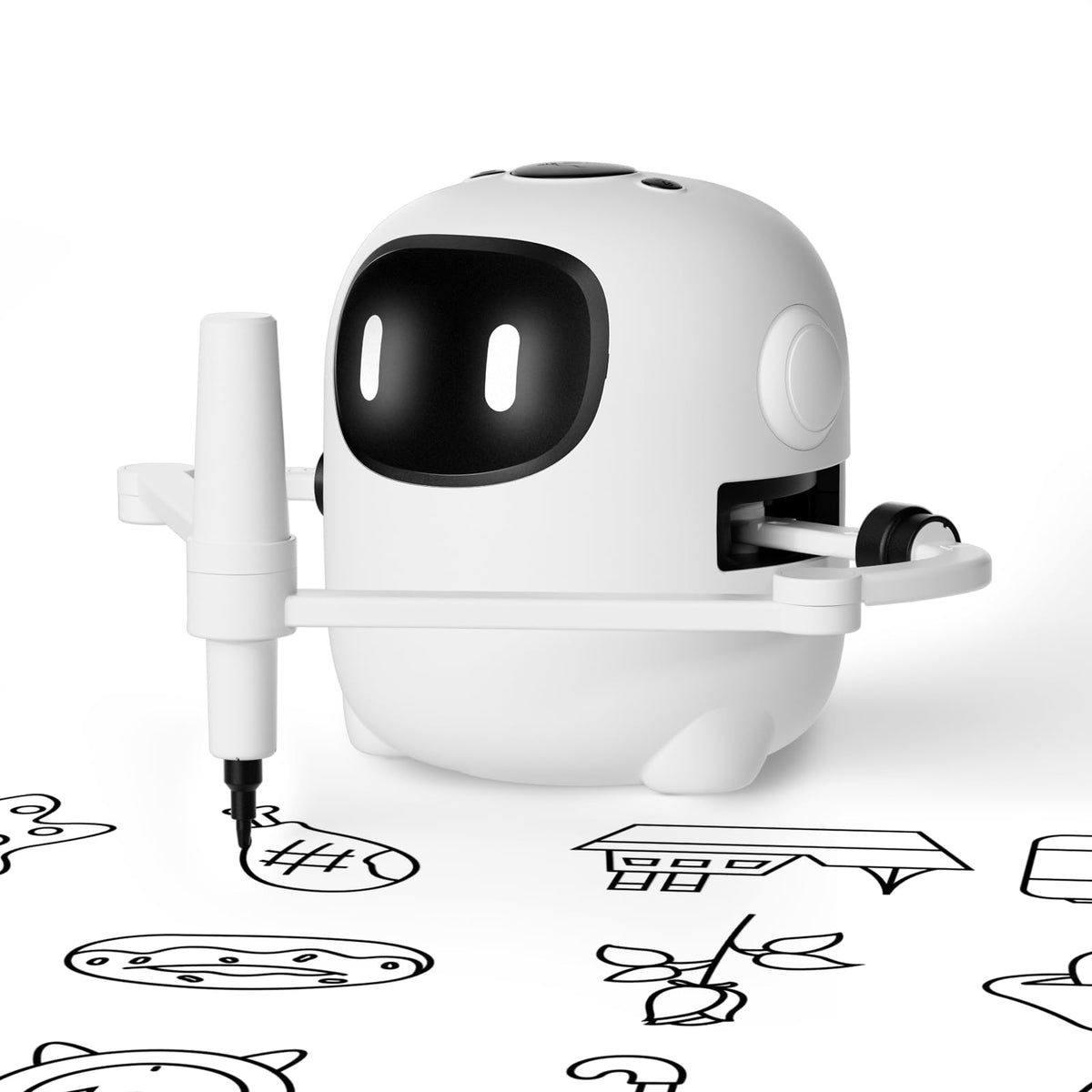 RIVGOT drawing robot assembly showing hands-on setup for early engineering curiosity