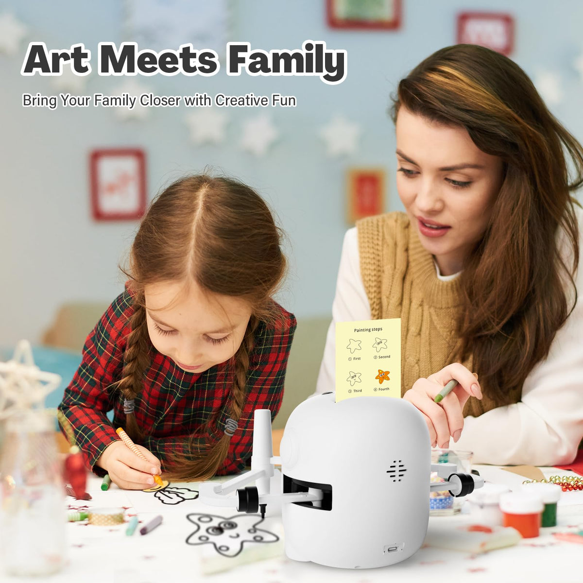 RIVGOT drawing robot gift-ready packaging for a thoughtful birthday or holiday surprise