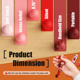 RIVGOT durable silicone balls that are easy to clean.