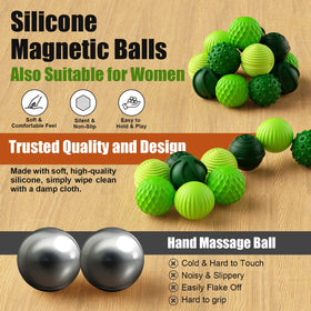 RIVGOT magnetic balls encourage finger and palm relaxation during tasks