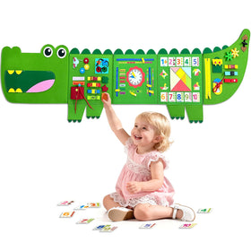 Rivibou Busy Board Foldable Wall Panel – portable learning on the go.