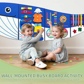 Rivibou toddler-focused board promotes independence and concentration.