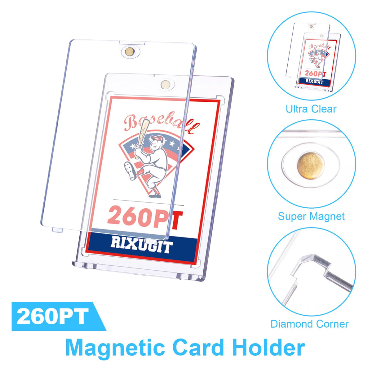 RIXUGIT card holder provides UV protection to preserve cards