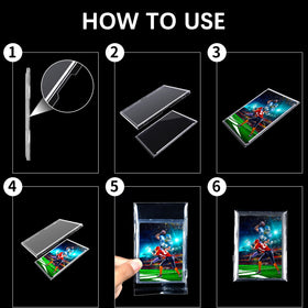 RIXUGIT fashionable minimalist design complements any card collection setup.