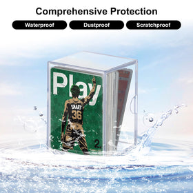 Fits up to 100 cards across various sizes for flexible collection management.