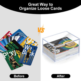 Ideal for gaming, sports cards, and playing-card collections.