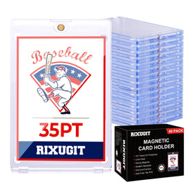 RIXUGIT One Touch Card Holder pack front for easy storage and display