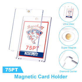 RIXUGIT transparent crystal-like material highlights card details.