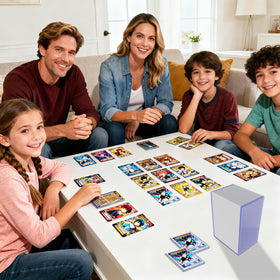 Crystal-clear sleeve surface enhances card visibility during display