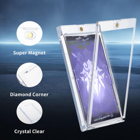 RIXUGIT UV-protected clear material display emphasizes crystal clarity and sun-damage protection.