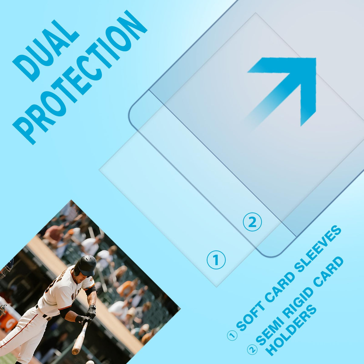 RIXUGIT UV-resistant material helps preserve card artwork and text.