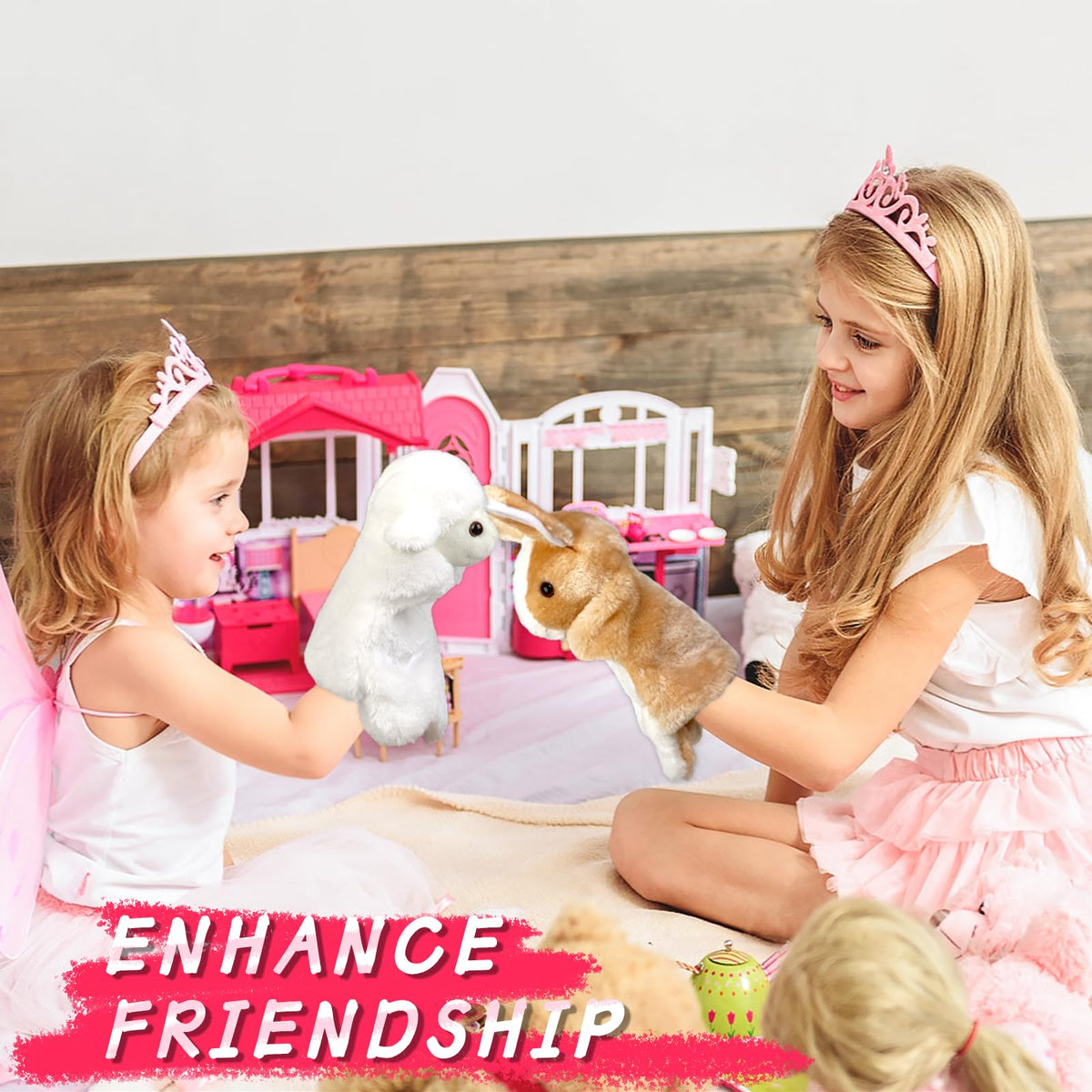 RIY storytelling puppets setup for kids classroom demos and group storytelling.