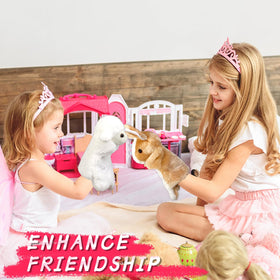 RIY storytelling puppets setup for kids classroom demos and group storytelling.