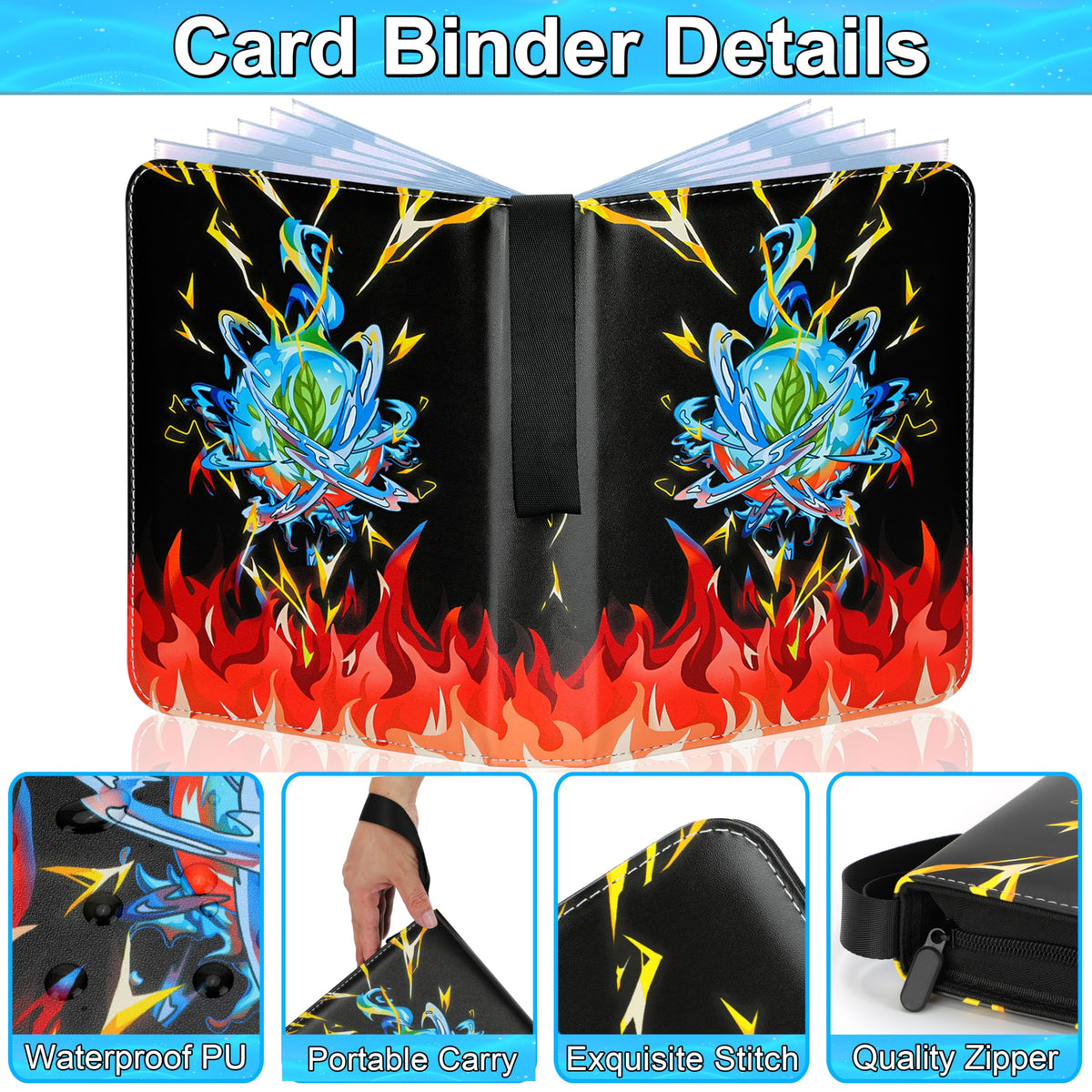 Rkssws 50 removable sleeves enable flexible card arrangement.
