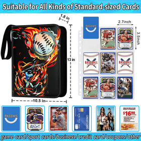 Rkssws waterproof PU leather exterior protecting cards from dust and moisture