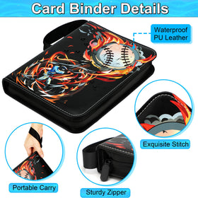 Rkssws zipper-bound binder designed for secure transport of cards