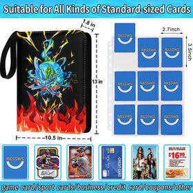Rkssws binder with wristband and zipper for portable card access.