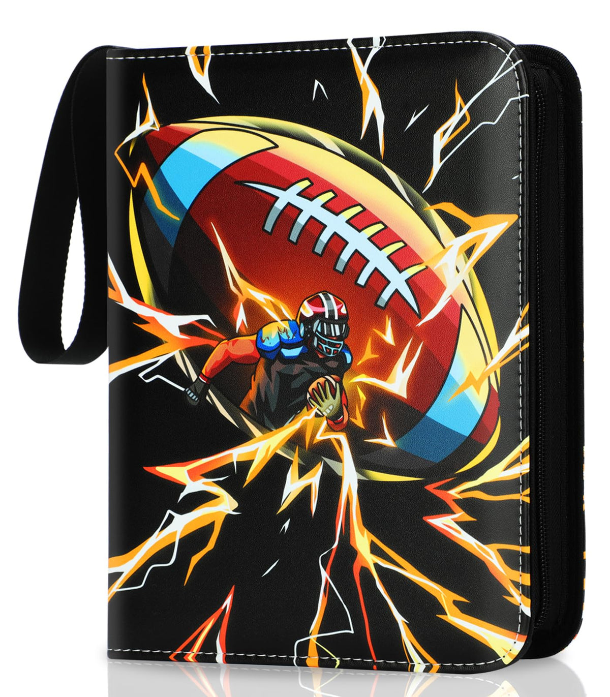 Rkssws football card binder cover design presents a stylish organizer for collectors.