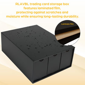 RLAVBL drawer-style design lets you access cards without fragility