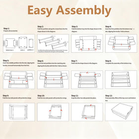 RLAVBL exterior and interior dimensions shown for precise storage fit.