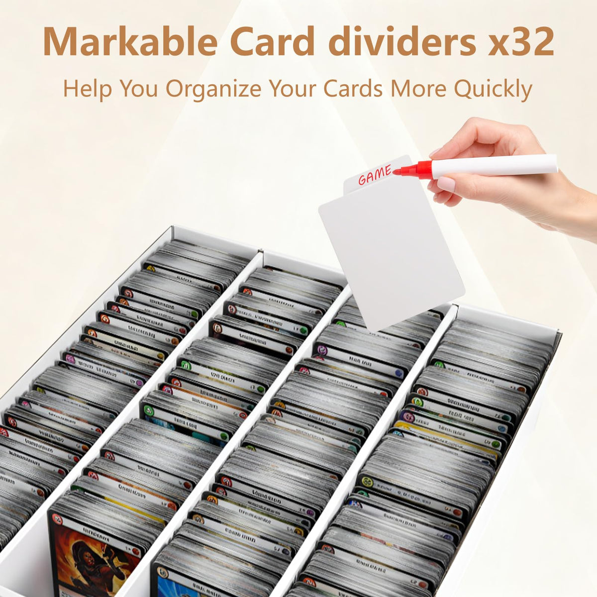 RLAVBL sturdy corrugated cardboard construction protects valuable cards.