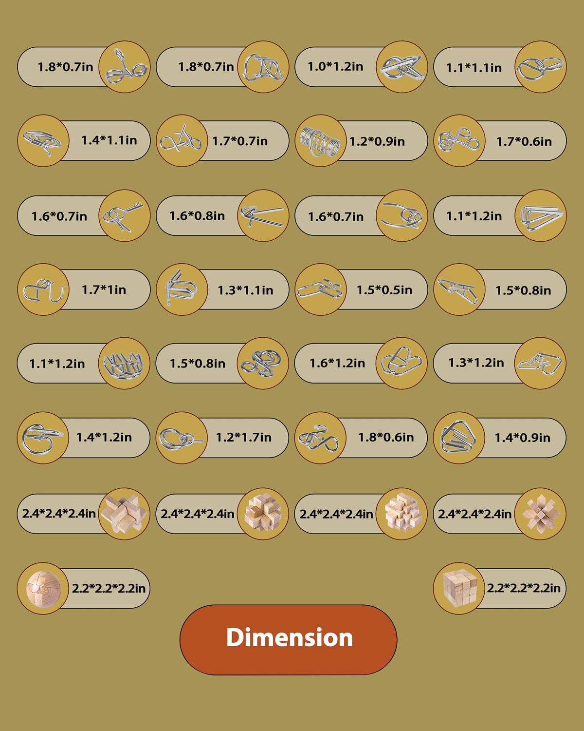 RLYLF brain teaser puzzle pack spread shows varied levels for family and classroom use.