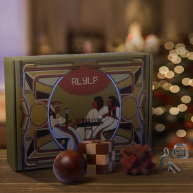 RLYLF coffee time interlock puzzle for a calm screen-free moment