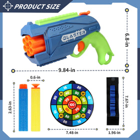 RLZHLYC 80 soft darts for extended play sessions and quick reloads.