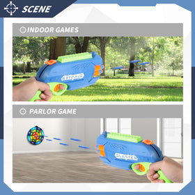 RLZHLYC target hooks for easy indoor and outdoor game setup.