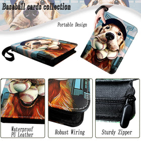 Rmannke binder side view highlights side-loading pockets to prevent card slips during handling