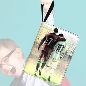 Rmannke Soccer Card Binder compatible with multiple card types.
