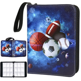 Rmannke sports card binder 900 pockets cover protects your collection on the go.