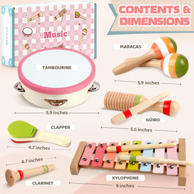 Rmischolar guiro; tactile instrument for sensory exploration and timing.