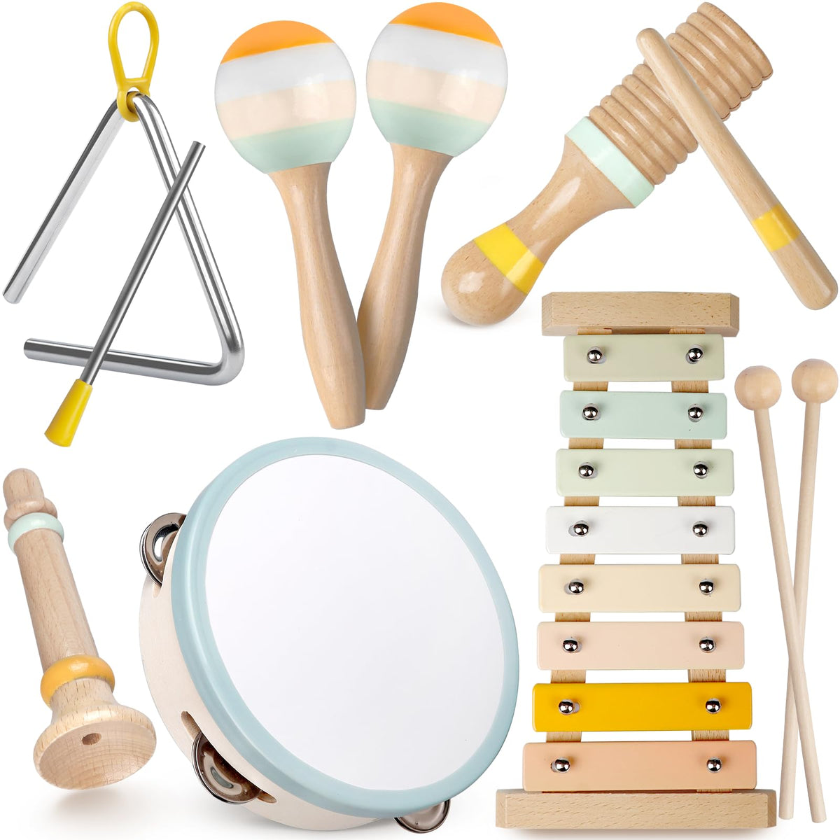 Rmischolar baby musical instruments xylophone for sensory exploration and rhythm discovery